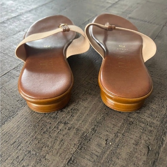 Italian Shoemakers Sandals Beige Size 7 - Picture 2 of 4